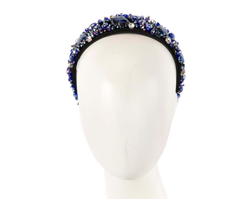 Crystal covered fascinator headband by Cupids Millinery-0